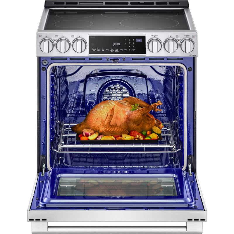 LG STUDIO 30-inch Freestanding Electric Slide-in Range with ProBake Convection ™ Technology LSES6338F IMAGE 6