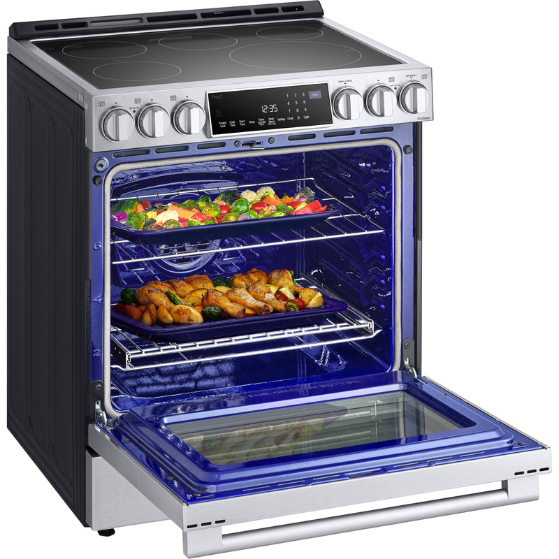 LG STUDIO 30-inch Freestanding Electric Slide-in Range with ProBake Convection ™ Technology LSES6338F IMAGE 8