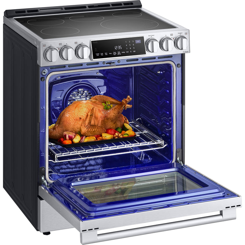 LG STUDIO 30-inch Freestanding Electric Slide-in Range with ProBake Convection ™ Technology LSES6338F IMAGE 9