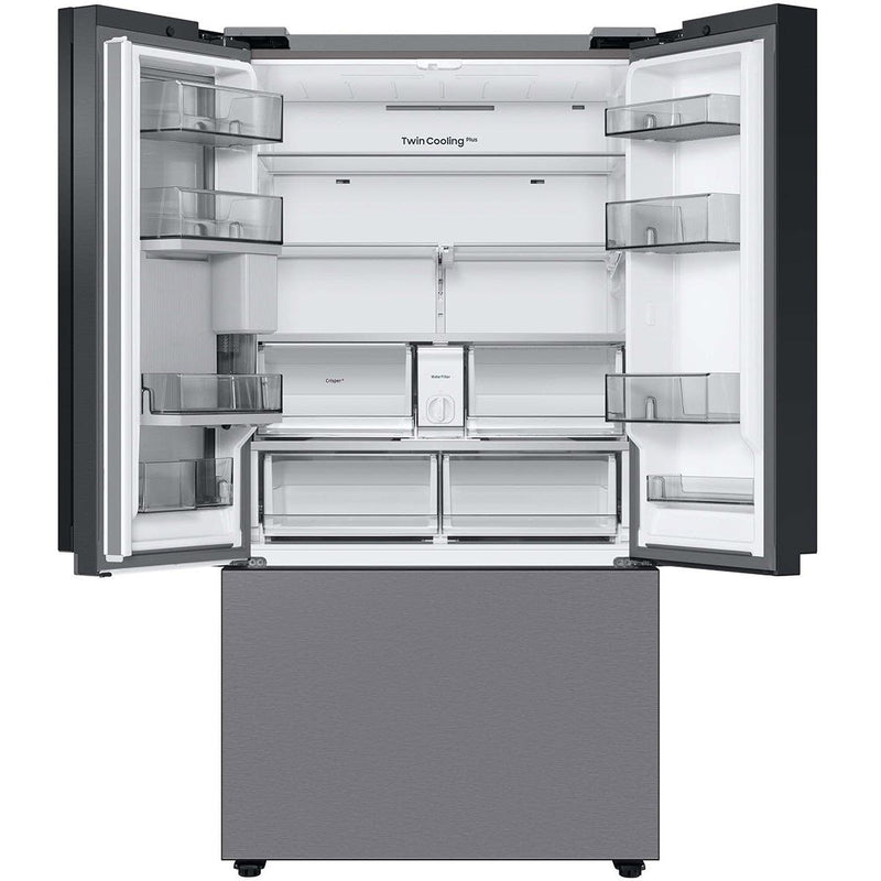 Samsung 36-inch, 24 cu.ft. Counter-Depth French 3-Door Refrigerator with Dual Ice Maker RF24BB6600QLAA - 179182 IMAGE 3
