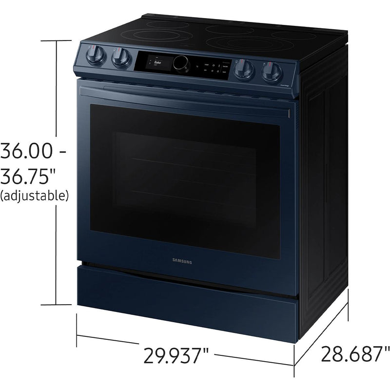 Samsung 30-inch Slide-in Electric Range with Wi-Fi Connectivity NE63A8711QN/AC IMAGE 5