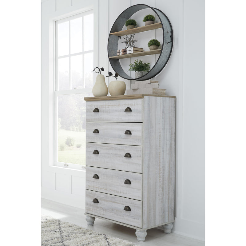 Signature Design by Ashley Haven Bay 5-Drawer Chest ASY5896 IMAGE 5