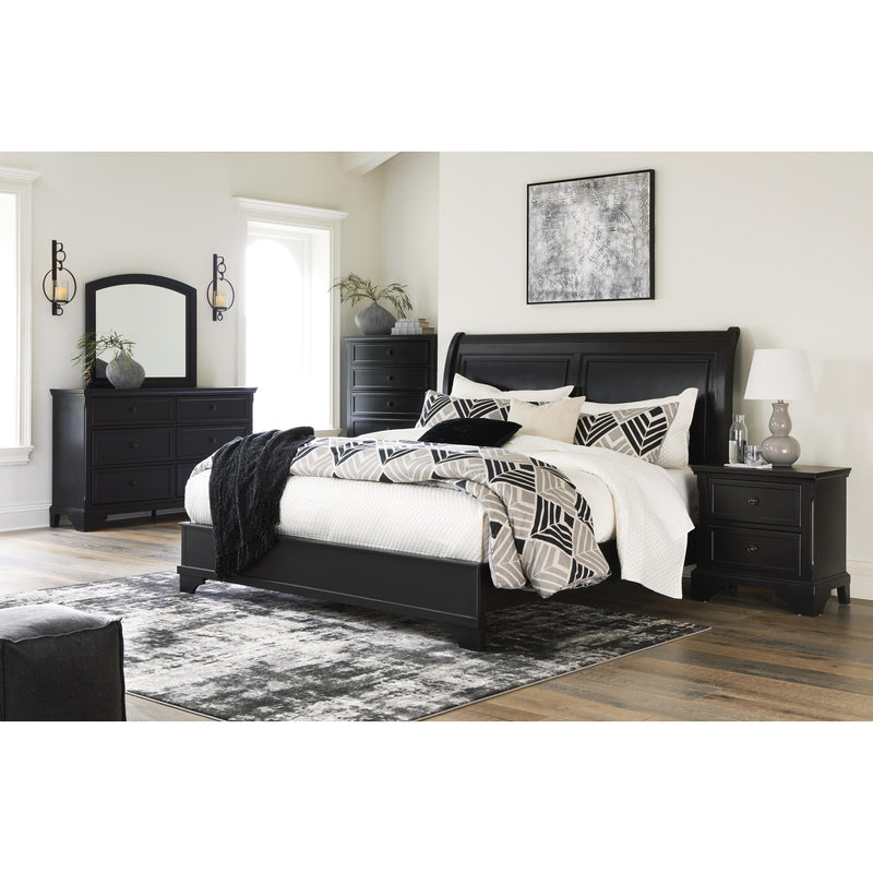 Signature Design by Ashley Chylanta Queen Sleigh Bed B739-77/B739-74 IMAGE 10