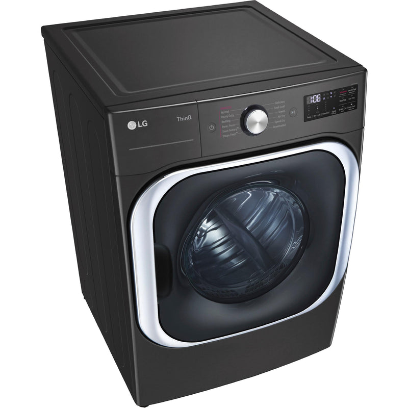 LG 9.0 Cu. Ft. Electric Dryer with Steam and Built-In Intelligence DLEX8900B IMAGE 4