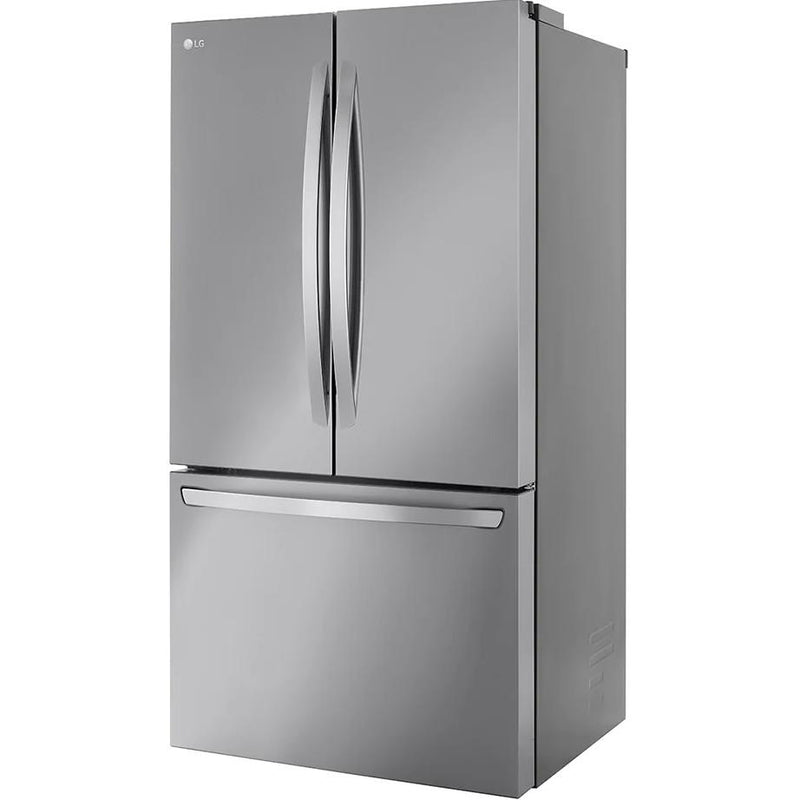LG 36-inch, 27 cu. ft. Counter-Depth Max French 3-Door Refrigerator with Linear Cooling™ LRFLC2706S IMAGE 2