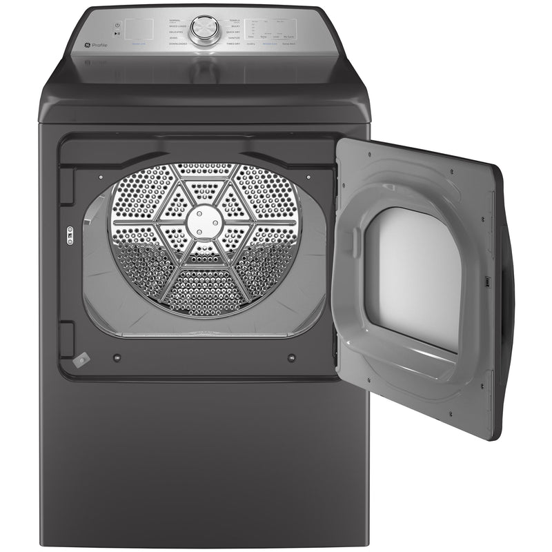 GE Profile 7.4 cu. ft. Electric Dryer with Wi-Fi PTD60EBMRDG IMAGE 2