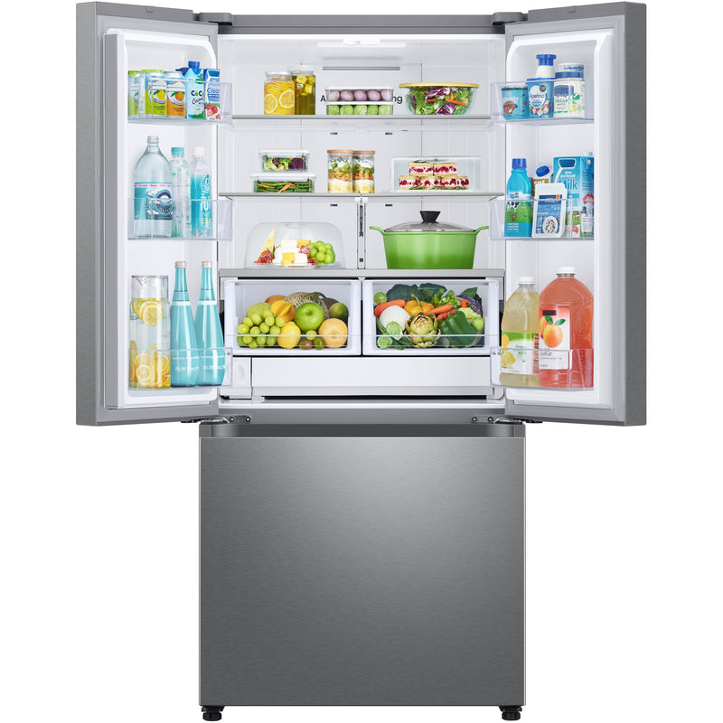 Samsung 32-inch, 25 cu. ft. French 3-Door Refrigerator with Dual Auto Ice Maker with Ice Bites™ RF25C5151SR - 180000 IMAGE 3